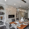 Realstone Systems Shadowstone Silver Alabaster Chiseled Panel 6"x24"