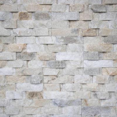 Realstone Systems Shadowstone Silver Alabaster Chiseled Panel 6"x24"