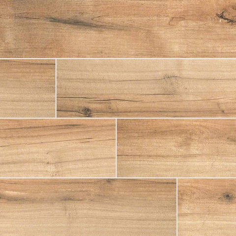 Palmetto Cognac Porcelain Tile Collection - 6"x36" Swatch