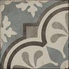 Daltile Quartetto Grande Fiore 8x8 Cool Grande Fiore Swatch