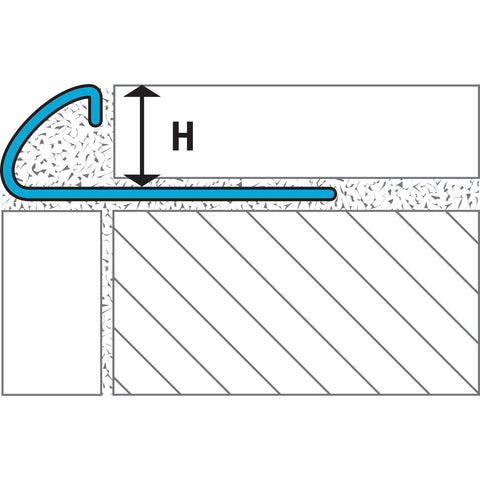 Laticrete Round Edge Profiles Ss 304 Stainless Steel