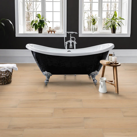 Shaw Tile Empress 8x48 Naturale Room Scene