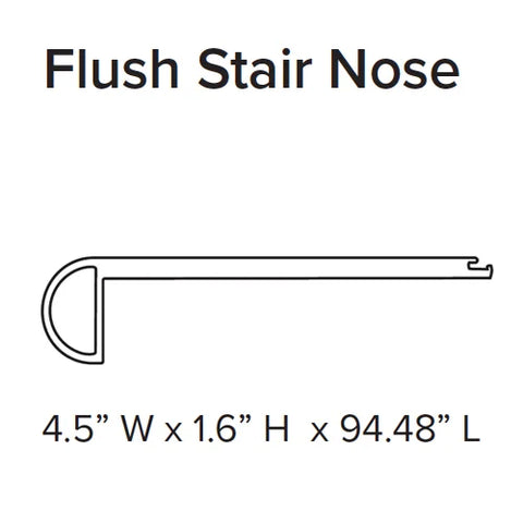 Stanton Floors 2000 LVP Trim Flush Stair Nose