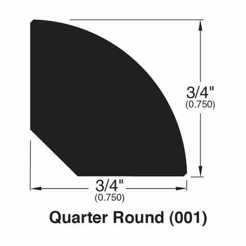 FloorLife Engineered Hardwood Trim Quarter Round