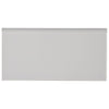 Domino Ceramic Tile Collection Gray Glossy Bull Nose- 3"x6" - FloorLife