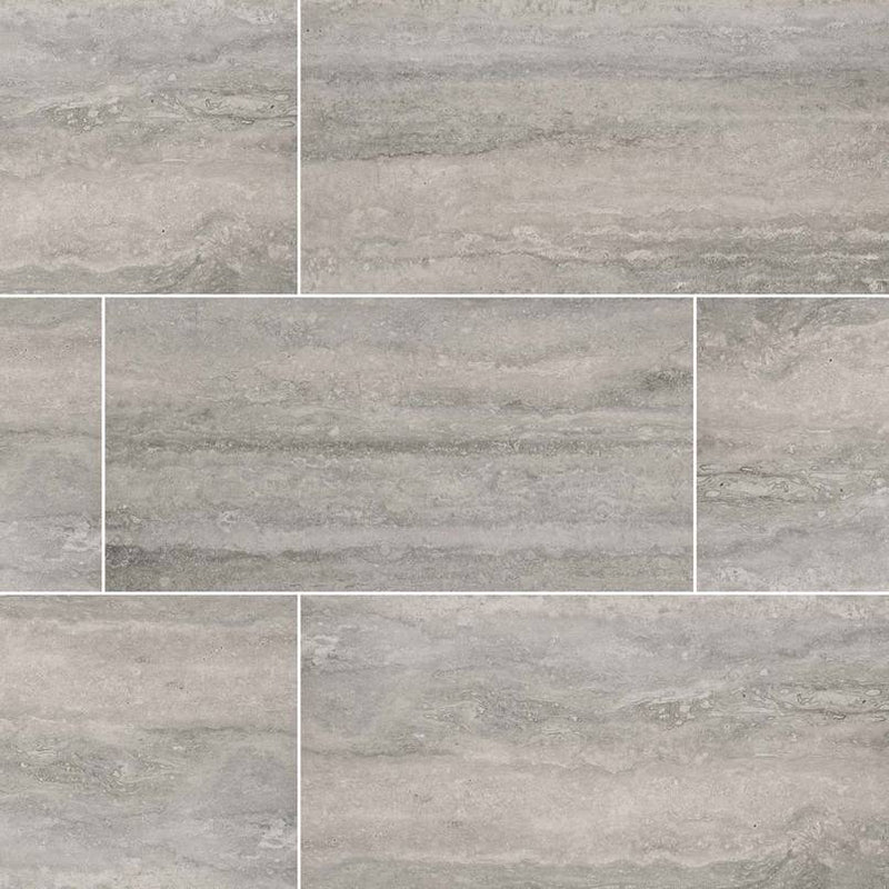 Veneto Porcelain Tile Collection Gray - 12