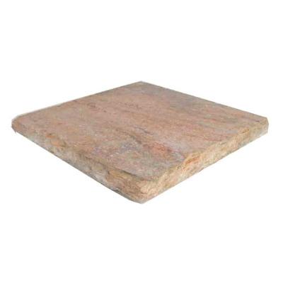 Realstone Systems Estate Greystone Gold Quartzite Column Cap 22"x22"