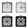 Laticrete Hydro Ban Point Drain Grates Product Photo