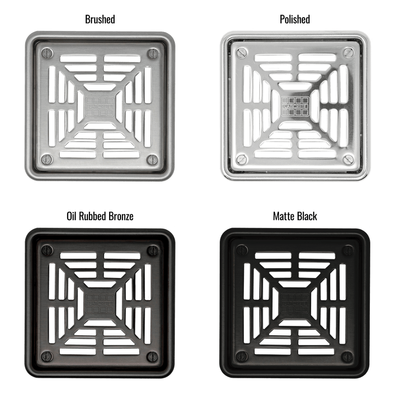 Laticrete Hydro Ban Point Drain Grates