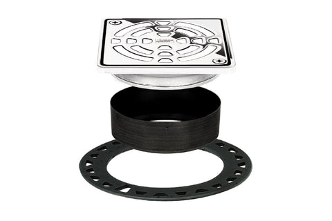 KERDI-DRAIN GRATE KIT 4" CHROME