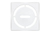 KERDI-DRAIN GRATE KIT 4" MATTE WHITE PURE