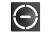 KERDI-DRAIN GRATE KIT 4" MATTE BLACK PURE