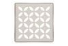 KERDI-DRAIN GRATE KIT 4" CREAM FLORAL
