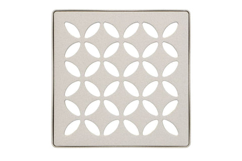 KERDI-DRAIN GRATE KIT 4" CREAM FLORAL
