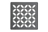 KERDI-DRAIN GRATE KIT 4" DK ANTHRACITE FLORAL