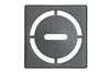 KERDI-DRAIN GRATE KIT 4" DK ANTHRACITE PURE