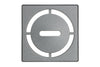 KERDI-DRAIN GRATE KIT 4" PEWTER PURE