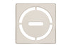 KERDI-DRAIN GRATE KIT 4" IVORY PURE