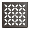 KERDI-DRAIN GRATE KIT 4" BRONZE FLORAL
