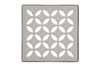 KERDI-DRAIN GRATE KIT 4" STONE GREY FLORAL