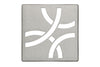KERDI-DRAIN GRATE KIT 4" STONE GREY CURVE