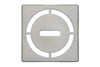 KERDI-DRAIN GRATE KIT 4" STONE GREY PURE