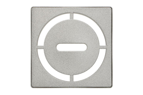 KERDI-DRAIN GRATE KIT 4" STONE GREY PURE