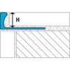 Laticrete L-Shape Edge Profile Pvc