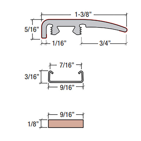 FloorLife Pioneer Trim End Cap