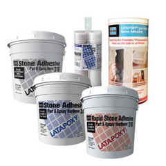 3100 rubber tile and tread adhesive Laticrete Latapoxy 310 Rapid Stone Adhesive – Flooring
