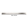 Laticrete Linear Drain Grate Offset Oval - Brushed Stainless Steel Product Photo
