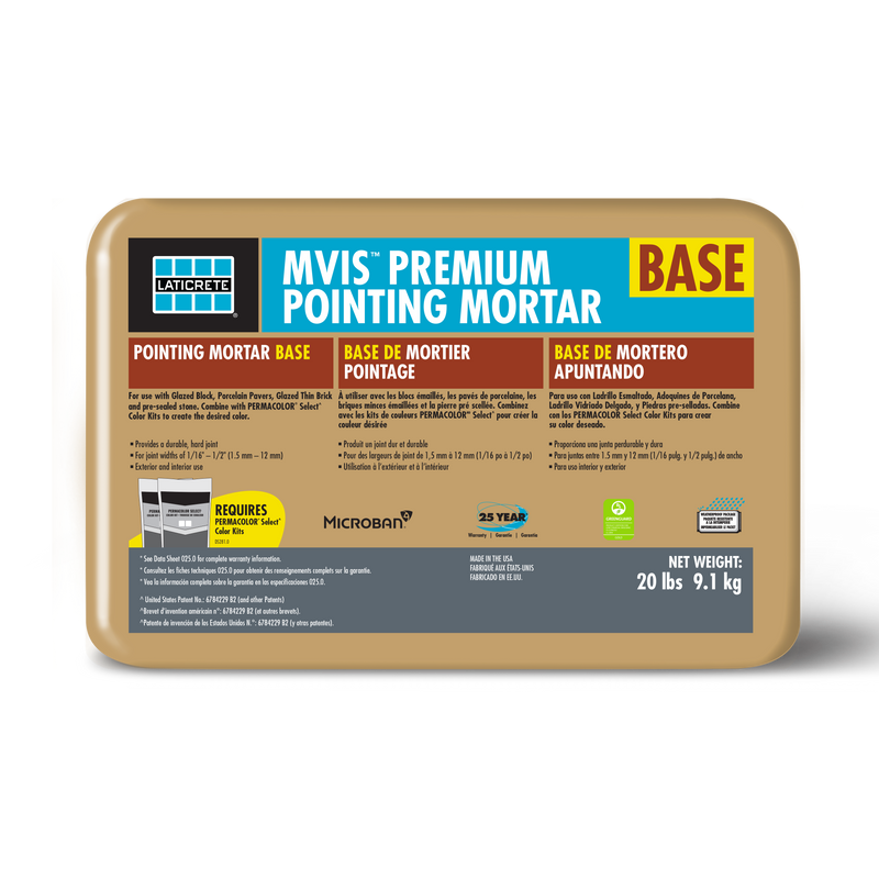 Laticrete MVIS Premium Pointing Mortar Base - 20 lb