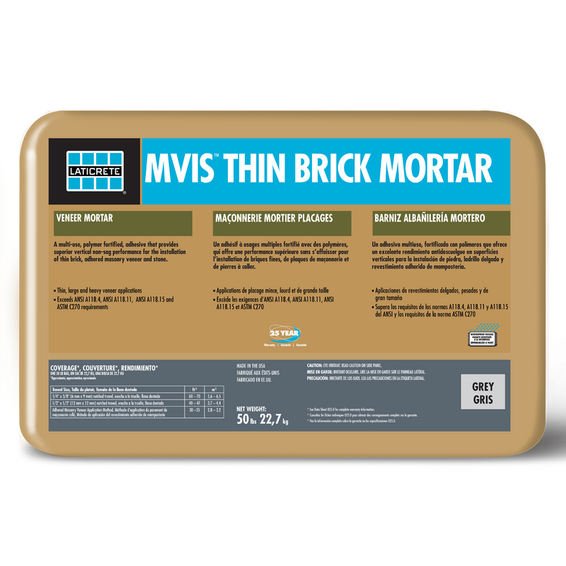 Laticrete MVIS Thin Brick Mortar