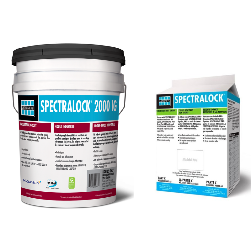 Laticrete SpectraLOCK 2000IG Epoxy Grout - Full Kit