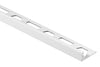 Schluter Schiene Edge Trim 1/8" Aluminum Matte White Textured