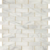 Daltile Lavaliere Mosaic Melded Alluring White Brass