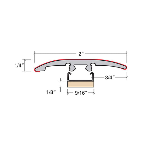FloorLife Quest Trim 3-in-1 Transition
