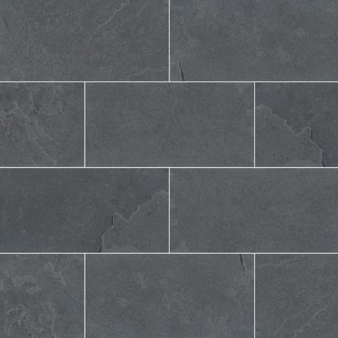 Slate Tile Collection Montauk Black 3"x6" Swatch