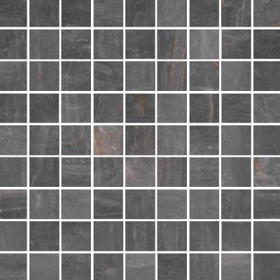 Paramount Tile Fossil Piombo 12" x 12" Semi-Polished Square Mosaic Swatch