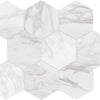 Daltile Perpetuo Hexagon Brilliant White