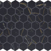 Daltile Perpetuo Hexagon 12x14 Infinite Black