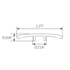 Paramount Rigid Core Trim T-Mold
