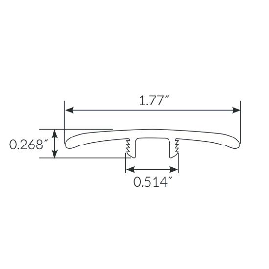 Paramount Rigid Core Trim T-Mold – Flooring Market