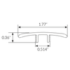 Paramount WPC Trim T-Mold