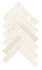 Virginia Pietra Di Ostuni 12x22 Fascia Spina Mosaic Tile Avorio Swatch 2