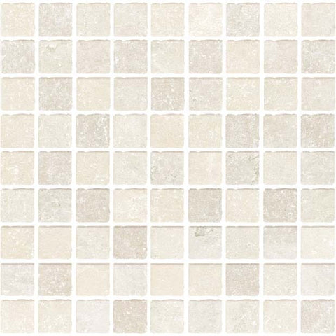 Tile Collection Pietra Di Ostuni 1x1 Mosaic Tile Avorio