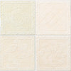 Virginia Pietra Di Ostuni 8x8 Trame Decorative Tile Avorio Swatch 2
