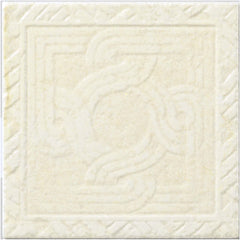 Tile Collection Pietra Di Ostuni 8x8 Trame Decorative Tile Avorio Swatch