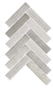 Virginia Pietra Di Ostuni 12x22 Fascia Spina Mosaic Tile Grigio swatch 2