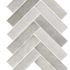 Tile Collection Pietra Di Ostuni 12x22 Fascia Spina Mosaic Tile Grigio Swatch